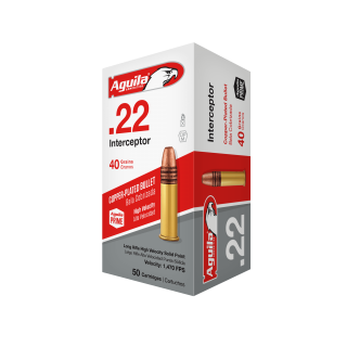 AGUILA AMMUNITION 22 LR INTERCEPTOR 