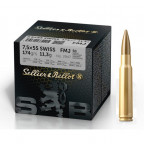 7.5X55 Swiss 174g FMJ Sellier & Bellot Ammunition