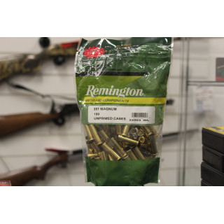 Remington .357 Magnum Unprimed Brass Cases Pack of 100