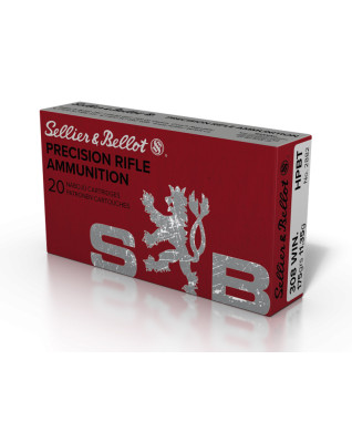 308 Sellier & Bellot  175g  HPBT Match Ammunition